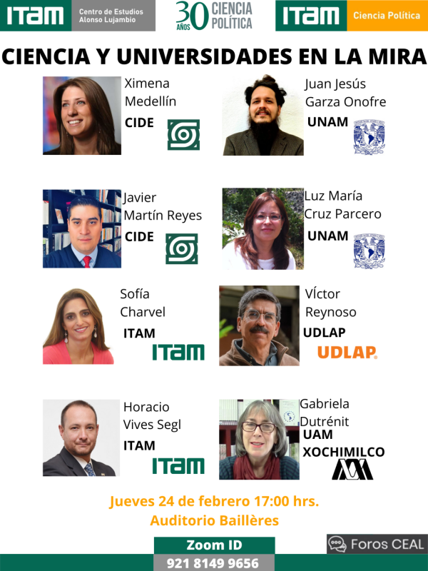 Póster Ciencia y universidades en la mira
